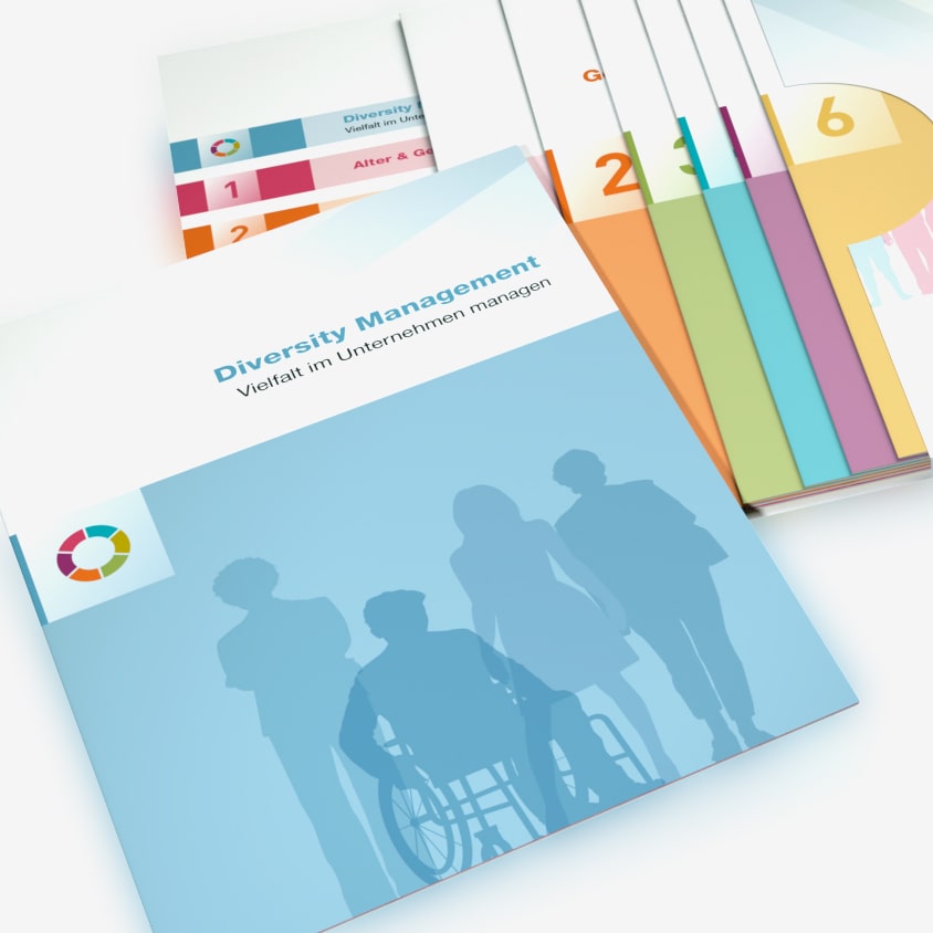 Vielfalt im Unternehmen - ein Erfolgsfaktor Cover Broschüre Diversity Management