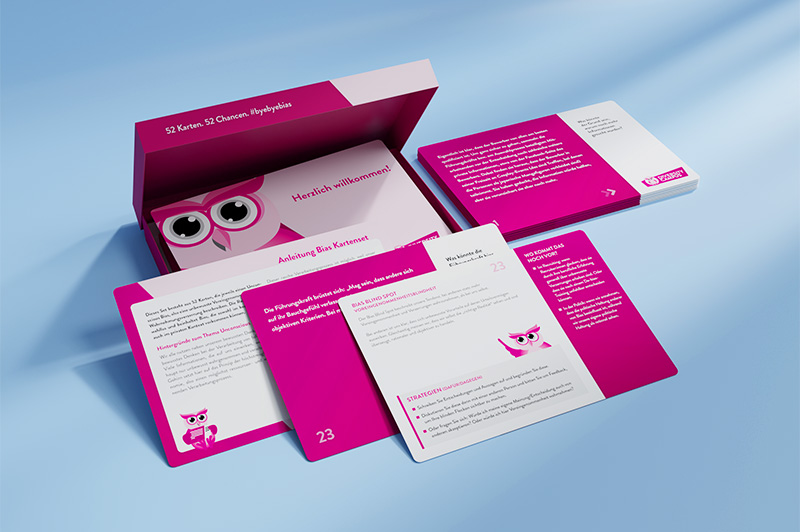 Schachtel mit Unconscious Bias-Kartenset