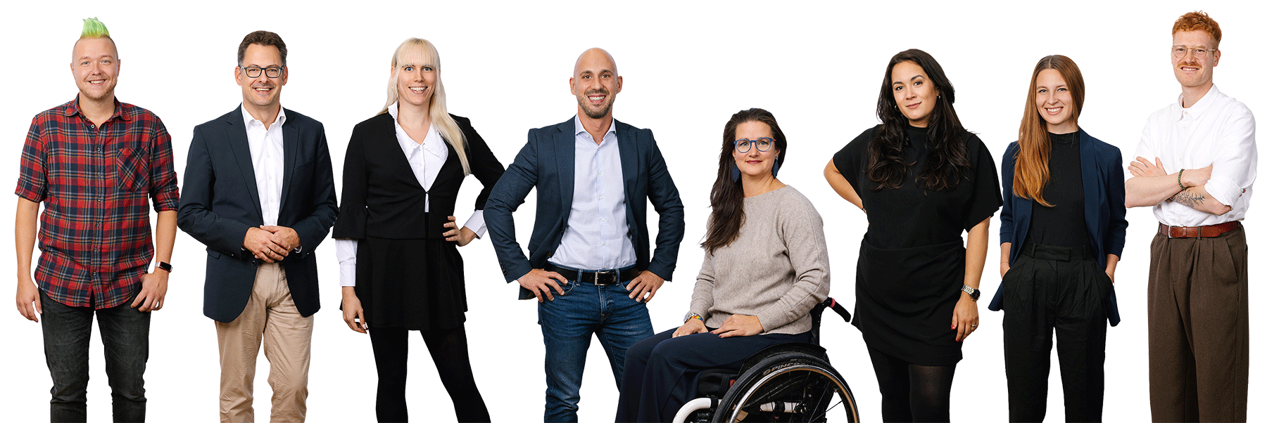 Das Diversity Think Tank-Team Mitarbeiter:innen vom Diversity Think Tank